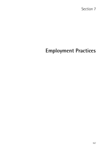 Employment Practices - Joint Industry Board