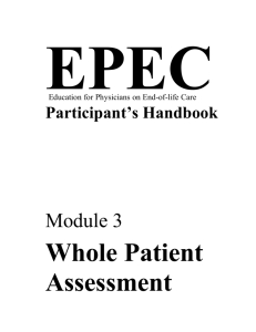 Whole Patient Assessment - American Medical Association