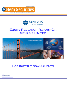 Equity Research Report On Mphasis Limited