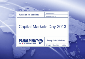 Captial Markets Day 2013