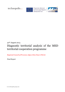 A diagnostic territorial analysis and the SWOT