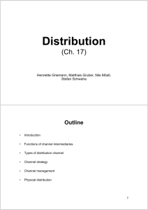 Physical distribution