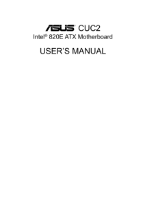 ASUS CUC2 Manual - Motherboards.org