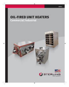 oil-fired unit heaters