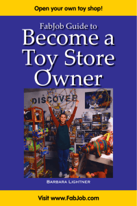 See a free sample of Become a Toy Store Owner