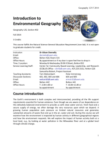 Introduction to Environmental Geography
