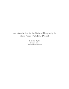 An Introduction to the Natural Geography In Shore Areas (NaGISA