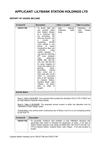 Upper Waitaki - UWAG- Applicant