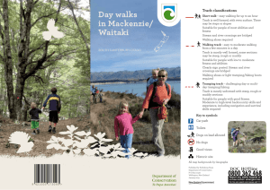 Day walks in Mackenzie/ Waitaki