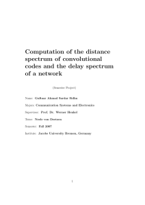 Computation of the distance spectrum of convolutional codes and