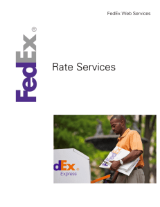 Rate Services