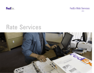 Rate Services