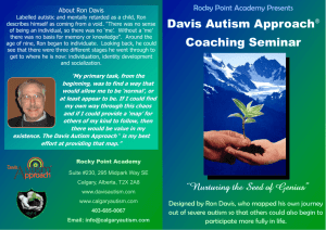 booklet for autism coached
