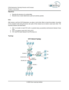 CCNA Exploration: Routing Protocols and Concepts Chapter 1 Case