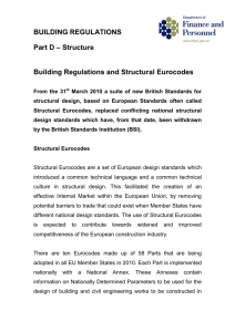 Building Regulations and Structural Eurocodes