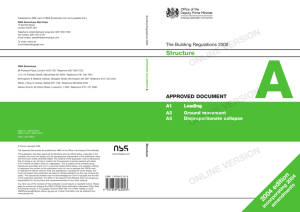 Approved Document A - Structure
