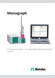 Conductometry – Conductivity Measurement