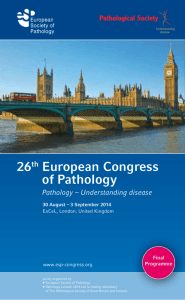 2014 ECP Congress 2014 London - The Pathological Society of