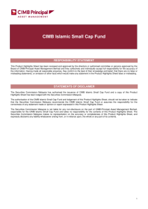 CIMB Islamic Small Cap Fund