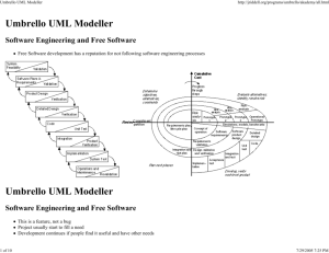 Umbrello UML Modeller