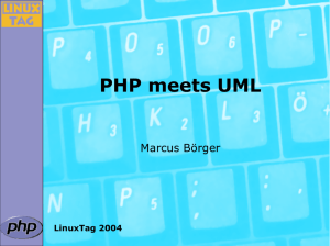 PHP meets UML