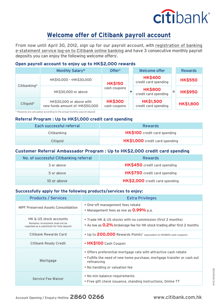 Citibank customer service hotline