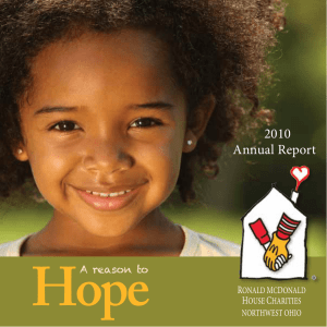 2010 annual Report - Ronald McDonald House Charities of