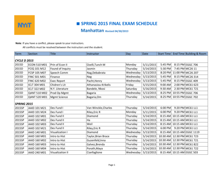 manhattan-spring-2015-final-exam-schedule