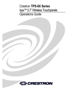 Operations Guide: TPS-6X Series