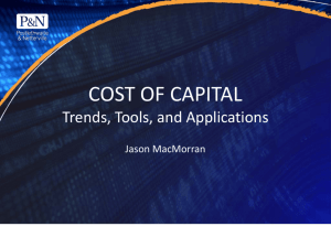 Cost of Capital: Trends, Tools, and Applications