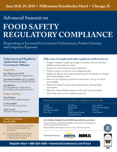 brochure - Food Liability Law
