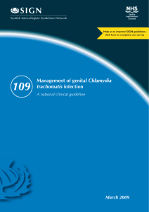 Management of genital Chlamydia trachomatis infection. (SIGN