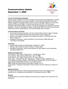 Communications Update September 1, 2006