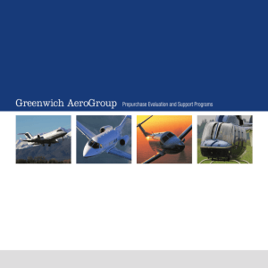 Greenwich AeroGroup Prepurchase Evaluation and Support Programs