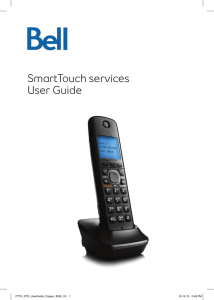 SmartTouch Services User Guide - Bell support