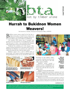 Hurrah to Bukidnon Women Weavers! on Women