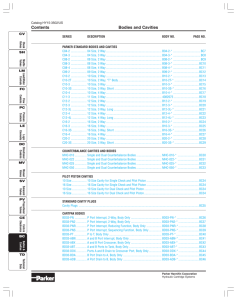 Bodies and Cavities Contents