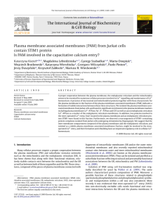 The International Journal of Biochemistry & Cell Biology Plasma