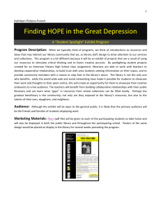 Finding HOPE in the Great Depression