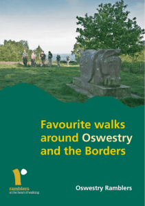 Favourite Walks around Oswestry and the Borders