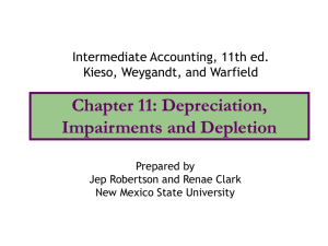 Depreciation, Impairments and Depletion