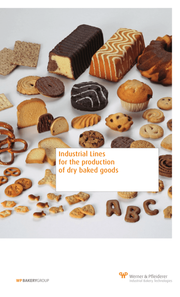 Industrial Lines for the production of dry baked goods