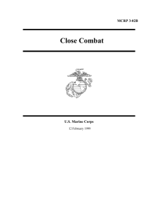 US Marine Corps Close Combat