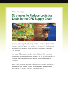 Strategies to Reduce Logistics Costs in the CPG Supply Chain