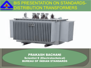 bis presentation on standards- distribution transformers
