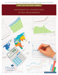 MATHEMATICAL FOUNDATIONS OF RISK MEASUREMENT