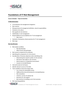 Foundations of IT Risk Management