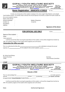 the form - Gopali Youth Welfare Society