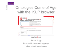 Ontologies Come of Age with the iKUP browser