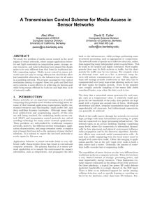 A Transmission Control Scheme for Media Access in